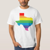 texas regenboog t-shirt (Voorkant)