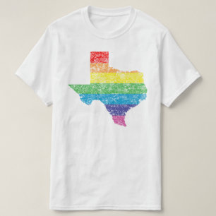 texas regenboog t-shirt