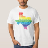 texas regenboog t-shirt (Voorkant)