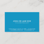 texas regenboog visitekaartje (Achterkant)