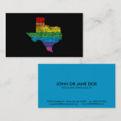 texas regenboog visitekaartje (Voorkant / Achterkant)