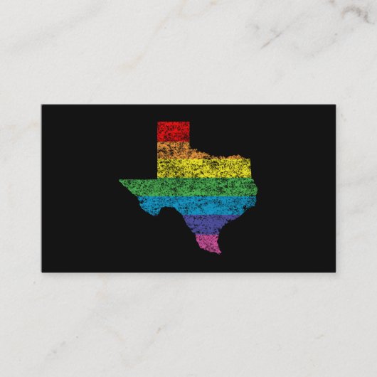 texas regenboog visitekaartje (Voorkant)