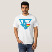 texas regenboogdriehoek t-shirt (Voorkant volledig)