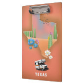 Texas reisposter klembord (Links)
