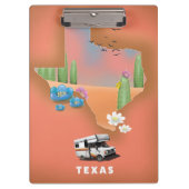 Texas reisposter klembord (Voorkant)