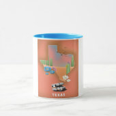 Texas reisposter mok (Midden)