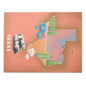 Texas reisposter notitieblok (Voorkant)
