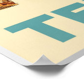 Texas reisposter  poster (Hoek)