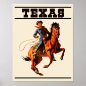 Texas reisposter poster (Voorkant)