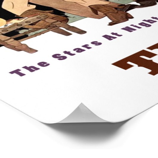 Texas reisposter poster (Hoek)