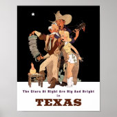 Texas reisposter poster (Voorkant)