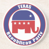 Texas Republican Party Zandsteen Onderzetter (Voorkant)