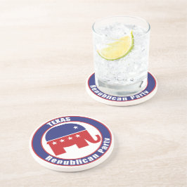 Texas Republican Party Zandsteen Onderzetter