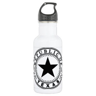 Texas (Republiek Texas Seal) Waterfles