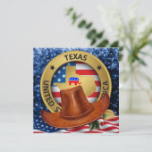 Texas Republikeinse Patriottische Uitnodiging - sr (Staand voorkant)