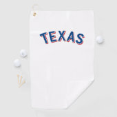 Texas Retro Lone Star USA Golfhanddoek (Insitu)