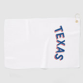 Texas Retro Lone Star USA Golfhanddoek (Horizontaal)