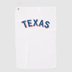 Texas Retro Lone Star USA Golfhanddoek