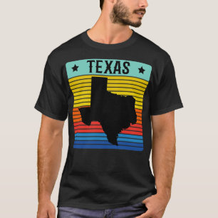 Texas  Retro Style State Texaan T-shirt