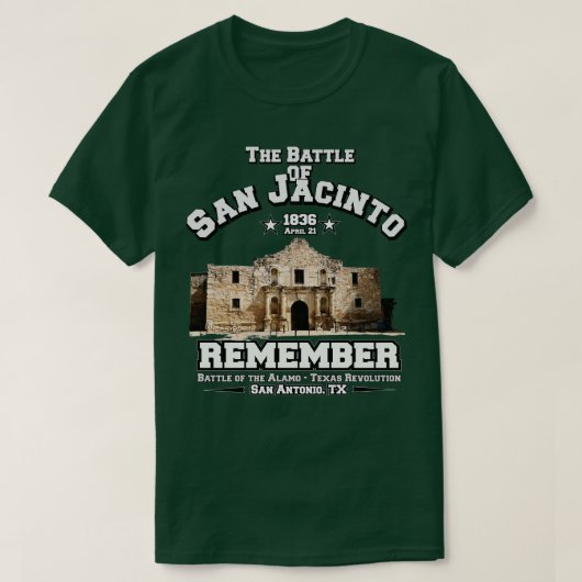 Texas Revolution San Jacinto T-shirt (Design voorkant)