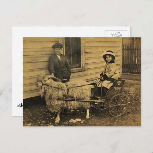 Texas Ride Briefkaart (Voorkant / Achterkant)