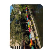 Texas, Riverwalk, dineren aan de rand van de rivie Magneet (Verticaal)