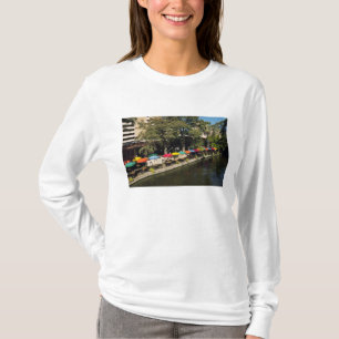 Texas, Riverwalk, dineren aan de rand van de rivie T-shirt