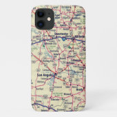 Texas Road Map Case-Mate iPhone Case (Achterkant)