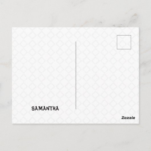 Texas Road Trip State Flag Truck Briefkaart (Achterkant)