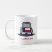 Texas Road Trip State Flag Truck Koffiemok (Links)