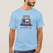 Texas Road Trip State Flag Truck T-shirt (Voorkant)