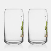 Texas Roadrunner met een drankje Blikvorm Glas (Rechts)