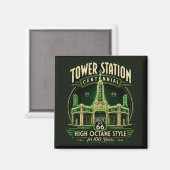 Texas Roadside Centennial Collectible Magneet (Voorkant / Achterkant)