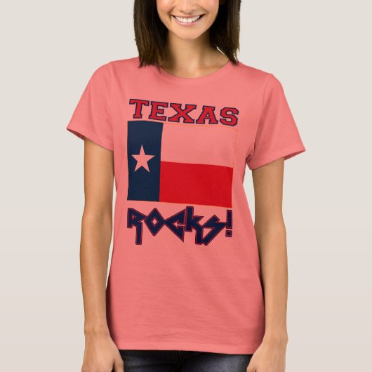 Texas Rocks. T-shirt (Voorkant)