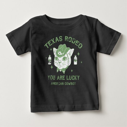 Texas Rodeo, je hebt geluk, schattig T-shirt (Voorkant)