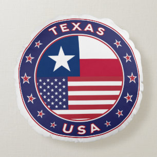 Texas Rond Kussen