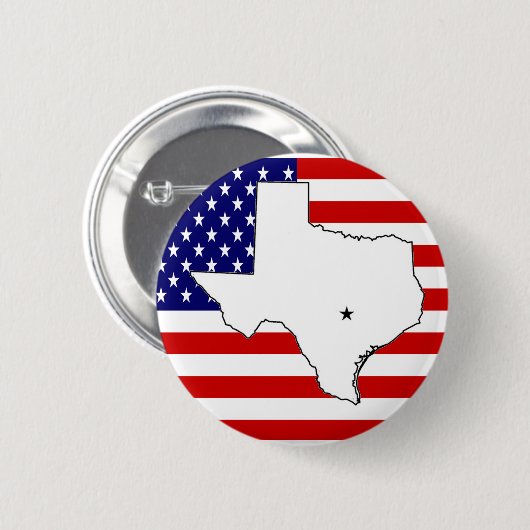 TEXAS RONDE BUTTON 5,7 CM (Voorkant /achterkant)