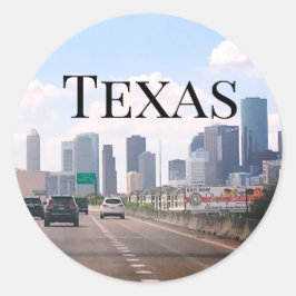 Texas Ronde Sticker