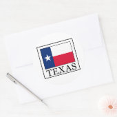 Texas Ronde Sticker (Envelop)