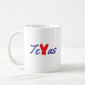 Texas - Rood, Wit & Blauw - Patriotisch Koffiemok (Links)