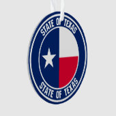 Texas Round Emblem Ornament (voorkant)