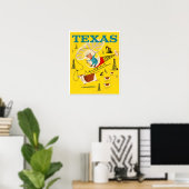Texas Round up Poster (Thuiskantoor)