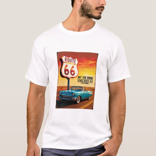 Texas Route 66 Festival T-shirt (Voorkant)