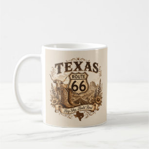 Texas Route 66 Grote Hemel Ochtendrit Koffiemok