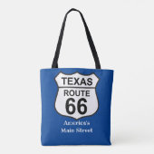 Texas Route 66, het belangrijkste Tas voor vrouwen (Achterkant)
