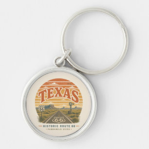 Texas Route 66 Panhandle Roadtrip Aandenken Sleutelhanger
