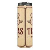 Texas Route 66 Road Warrior Coffee Reizen Thermosbeker (Achterkant)