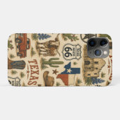 Texas Route 66 Zak Rodeo Case-Mate iPhone Case (Achterkant (horizontaal))