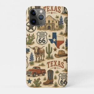 Texas Route 66 Zak Rodeo Case-Mate iPhone Case
