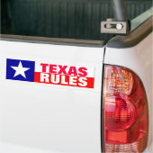 Texas Rules Bumpersticker (Op Truck)